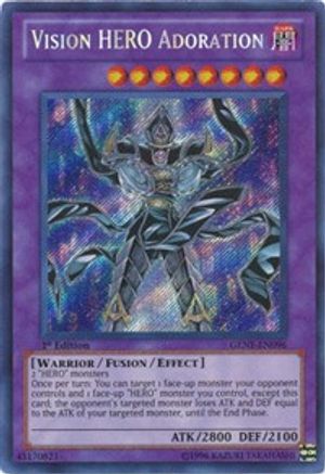 Vision HERO Adoration (GENF-EN096) - Generation Force Unlimited - Premium Yugioh Single from Konami - Just $4.53! Shop now at Game Crave Tournament Store