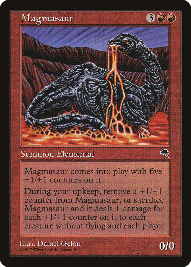 Magmasaur (TMP-188) - Tempest - Premium MTG Single from Wizards of the Coast - Just $0.08! Shop now at Game Crave Tournament Store