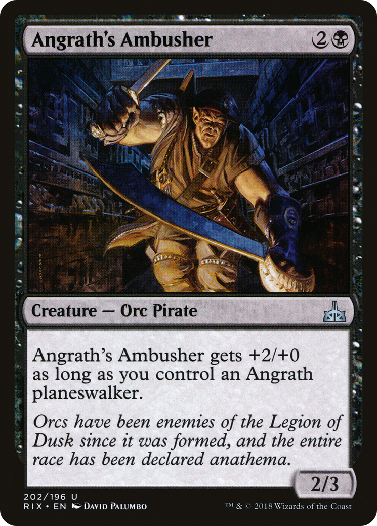 Angrath's Ambusher (RIX-202) - Rivals of Ixalan - Premium MTG Single from Wizards of the Coast - Just $0.25! Shop now at Game Crave Tournament Store