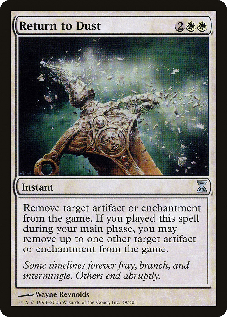 Return to Dust (TSP-039) - Time Spiral - Premium MTG Single from Wizards of the Coast - Just $0.27! Shop now at Game Crave Tournament Store