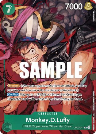 Monkey.D.Luffy (041) (Alternate Art) (OP02-041) - Paramount War Foil - Premium One Piece Single from Bandai - Just $37.53! Shop now at Game Crave Tournament Store