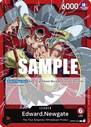 Edward.Newgate (001) (OP02-001) - Paramount War - Premium One Piece Single from Bandai - Just $0.38! Shop now at Game Crave Tournament Store
