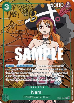 Nami (Alternate Art) (OP02-036) - Paramount War Foil - Premium One Piece Single from Bandai - Just $19.84! Shop now at Game Crave Tournament Store