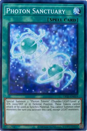 Photon Sanctuary (OP21-EN019) - OTS Tournament Pack 21 Unlimited - Premium Yugioh Single from Konami - Just $0.32! Shop now at Game Crave Tournament Store