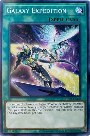 Galaxy Expedition (OP21-EN020) - OTS Tournament Pack 21 Unlimited - Premium Yugioh Single from Konami - Just $0.35! Shop now at Game Crave Tournament Store