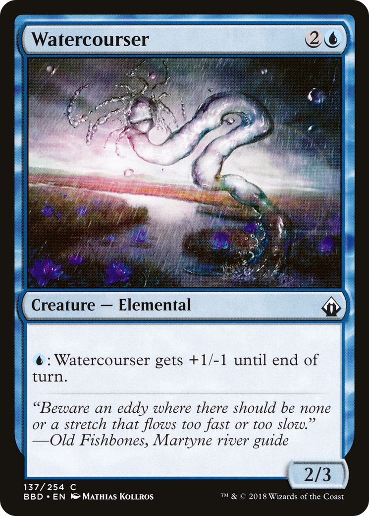 Watercourser (BBD-137) - Battlebond - Premium MTG Single from Wizards of the Coast - Just $0.25! Shop now at Game Crave Tournament Store
