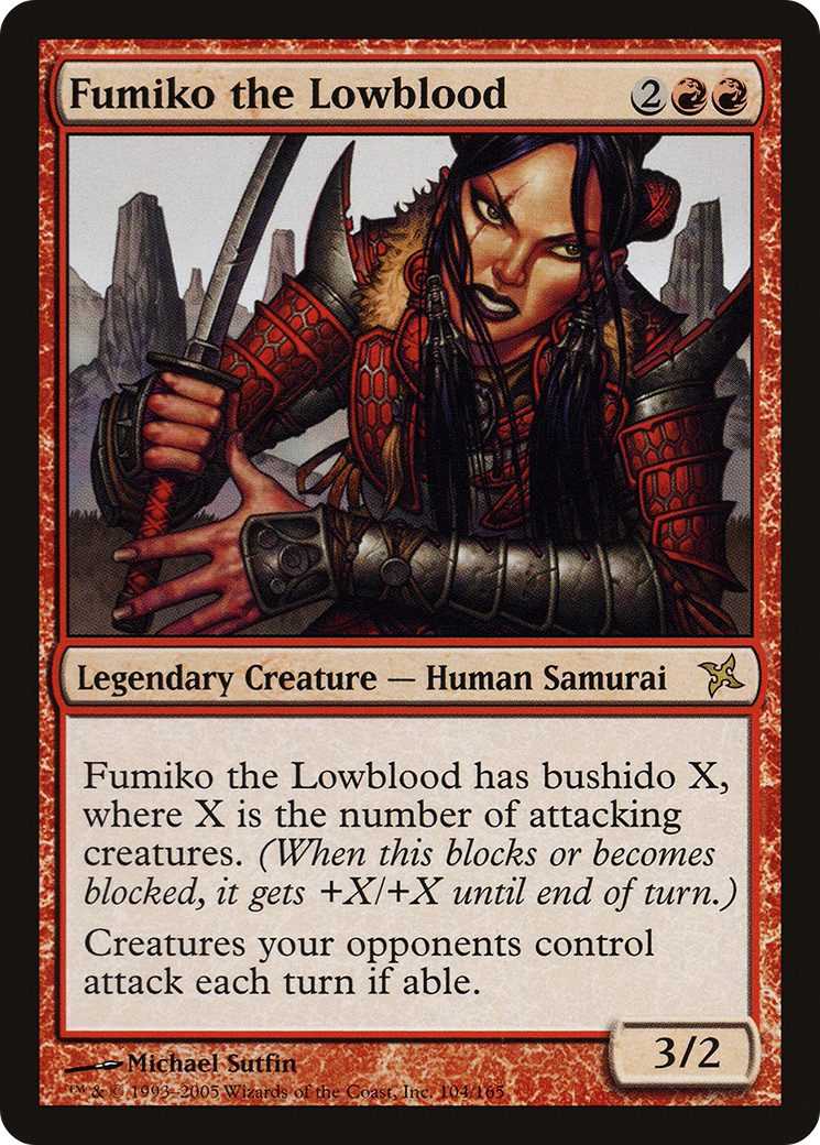 Fumiko the Lowblood (BOK-104) - Betrayers of Kamigawa - Premium MTG Single from Wizards of the Coast - Just $0.20! Shop now at Game Crave Tournament Store