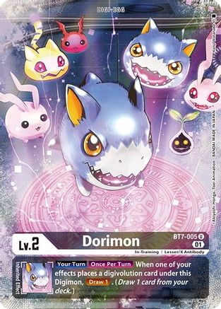 Dorimon (Alternate Art) (BT7-005) - Dimensional Phase Foil - Premium Digimon Single from Bandai - Just $4.29! Shop now at Game Crave Tournament Store