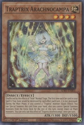 Traptrix Arachnocampa (SDBT-EN002) - Structure Deck: Beware of Traptrix 1st Edition - Premium Yugioh Single from Konami - Just $0.25! Shop now at Game Crave Tournament Store