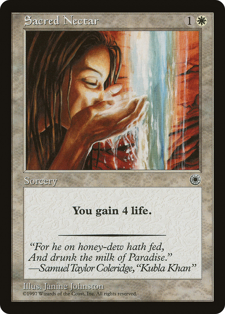 Sacred Nectar (POR-025) - Portal - Premium MTG Single from Wizards of the Coast - Just $0.25! Shop now at Game Crave Tournament Store