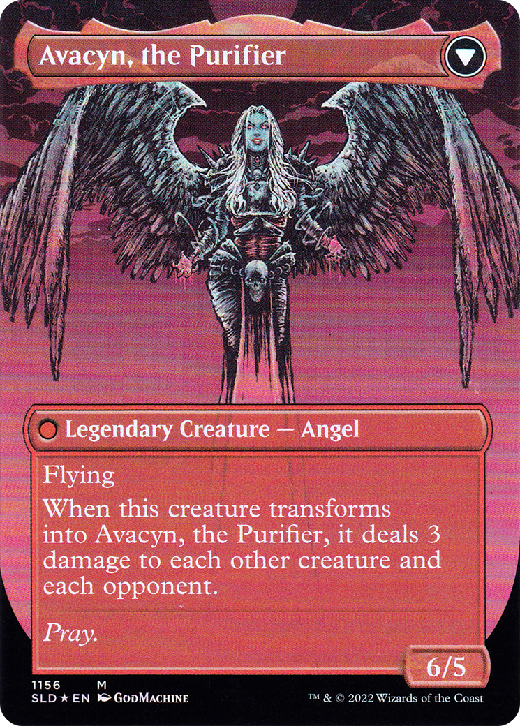 Archangel Avacyn // Avacyn, the Purifier (SLD-1156) - Secret Lair Drop (Borderless) Foil - Premium MTG Single from Wizards of the Coast - Just $18.65! Shop now at Game Crave Tournament Store