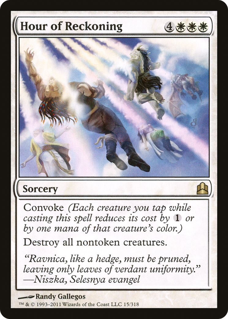 Hour of Reckoning (CMD-015) - Commander 2011 - Premium MTG Single from Wizards of the Coast - Just $0.43! Shop now at Game Crave Tournament Store