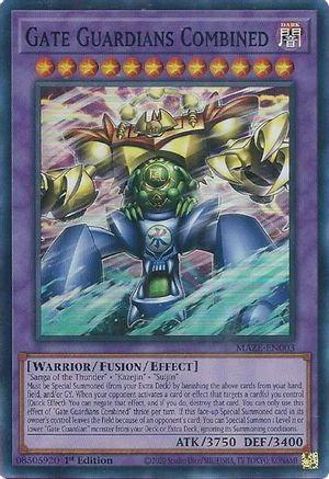 Gate Guardians Combined (MAZE-EN003) - Maze of Memories 1st Edition - Premium Yugioh Single from Konami - Just $0.17! Shop now at Game Crave Tournament Store