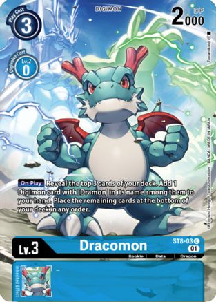Dracomon (Digimon Royal Knights Card Set) (ST8-03) - Starter Deck 08: Ulforce Veedramon Foil - Premium Digimon Single from Bandai - Just $9.70! Shop now at Game Crave Tournament Store
