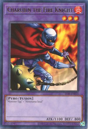Charubin the Fire Knight (LOB-EN015) - Legend of Blue Eyes White Dragon (25th Anniversary Edition) Unlimited - Premium Yugioh Single from Konami - Just $0.25! Shop now at Game Crave Tournament Store