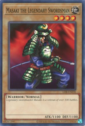 Masaki the Legendary Swordsman (LOB-EN038) - Legend of Blue Eyes White Dragon (25th Anniversary Edition) Unlimited - Premium Yugioh Single from Konami - Just $0.25! Shop now at Game Crave Tournament Store