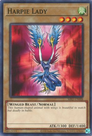 Harpie Lady (MRD-EN008) - Metal Raiders (25th Anniversary Edition) Unlimited - Premium Yugioh Single from Konami - Just $0.32! Shop now at Game Crave Tournament Store