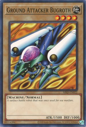 Ground Attacker Bugroth (MRD-EN022) - Metal Raiders (25th Anniversary Edition) Unlimited - Premium Yugioh Single from Konami - Just $0.25! Shop now at Game Crave Tournament Store