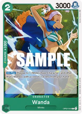 Wanda (OP02-044) - Paramount War - Premium One Piece Single from Bandai - Just $0.08! Shop now at Game Crave Tournament Store