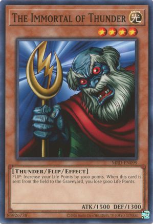 The Immortal of Thunder (MRD-EN099) - Metal Raiders (25th Anniversary Edition) Unlimited - Premium Yugioh Single from Konami - Just $0.25! Shop now at Game Crave Tournament Store