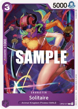 Solitaire (OP02-077) - Paramount War - Premium One Piece Single from Bandai - Just $0.08! Shop now at Game Crave Tournament Store