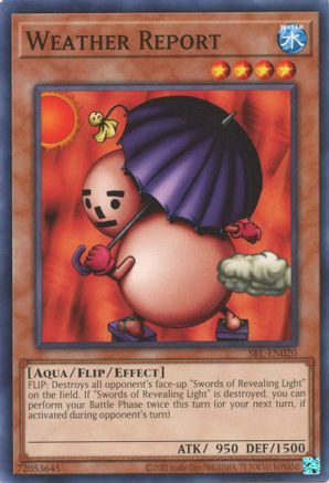 Weather Report (SRL-EN020) - Spell Ruler (25th Anniversary Edition) Unlimited - Premium Yugioh Single from Konami - Just $0.08! Shop now at Game Crave Tournament Store