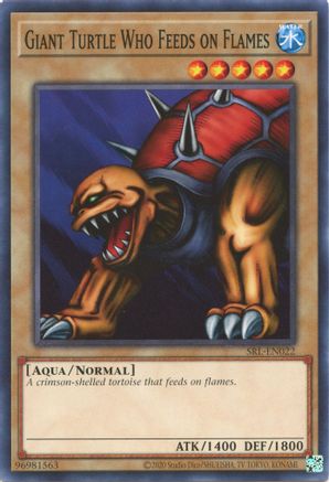 Giant Turtle Who Feeds on Flames (SRL-EN022) - Spell Ruler (25th Anniversary Edition) Unlimited - Premium Yugioh Single from Konami - Just $0.08! Shop now at Game Crave Tournament Store