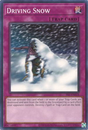 Driving Snow (PSV-EN018) - Pharaoh's Servant (25th Anniversary Edition) Unlimited - Premium Yugioh Single from Konami - Just $0.25! Shop now at Game Crave Tournament Store