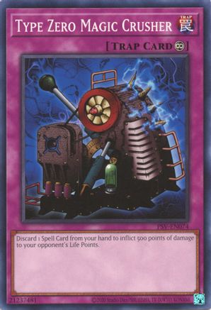 Type Zero Magic Crusher (PSV-EN074) - Pharaoh's Servant (25th Anniversary Edition) Unlimited - Premium Yugioh Single from Konami - Just $0.25! Shop now at Game Crave Tournament Store
