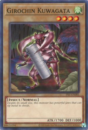 Girochin Kuwagata (PSV-EN085) - Pharaoh's Servant (25th Anniversary Edition) Unlimited - Premium Yugioh Single from Konami - Just $0.25! Shop now at Game Crave Tournament Store
