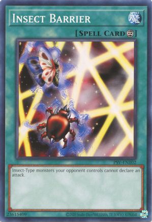 Insect Barrier (PSV-EN102) - Pharaoh's Servant (25th Anniversary Edition) Unlimited - Premium Yugioh Single from Konami - Just $0.25! Shop now at Game Crave Tournament Store