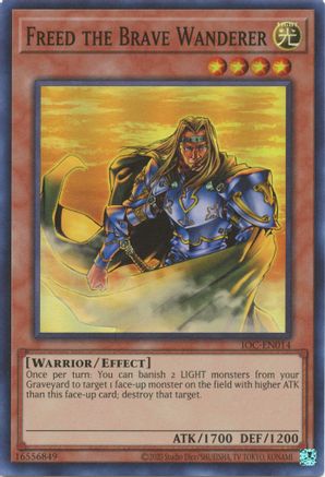 Freed the Brave Wanderer (IOC-EN014) - Invasion of Chaos (25th Anniversary Edition) Unlimited - Premium Yugioh Single from Konami - Just $1.23! Shop now at Game Crave Tournament Store