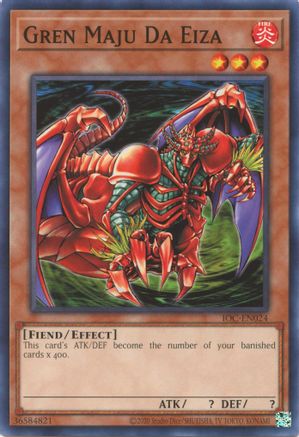 Gren Maju Da Eiza (IOC-EN024) - Invasion of Chaos (25th Anniversary Edition) Unlimited - Premium Yugioh Single from Konami - Just $0.09! Shop now at Game Crave Tournament Store