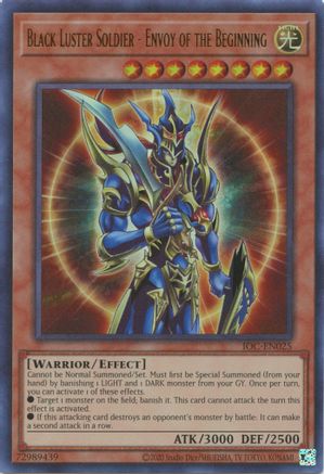 Black Luster Soldier - Envoy of the Beginning (IOC-EN025) - Invasion of Chaos (25th Anniversary Edition) Unlimited - Premium Yugioh Single from Konami - Just $2.74! Shop now at Game Crave Tournament Store