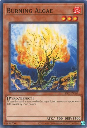 Burning Algae (IOC-EN062) - Invasion of Chaos (25th Anniversary Edition) Unlimited - Premium Yugioh Single from Konami - Just $0.08! Shop now at Game Crave Tournament Store