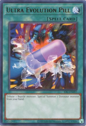 Ultra Evolution Pill (IOC-EN097) - Invasion of Chaos (25th Anniversary Edition) Unlimited - Premium Yugioh Single from Konami - Just $0.25! Shop now at Game Crave Tournament Store