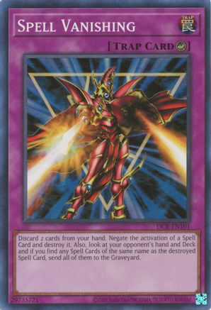 Spell Vanishing (DCR-EN101) - Dark Crisis (25th Anniversary Edition) Unlimited - Premium Yugioh Single from Konami - Just $6.88! Shop now at Game Crave Tournament Store