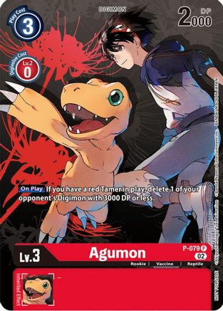 Game Crave Tournament Store - Agumon - P-079 (Tamer Party Vol.7) (P-079) -  Digimon Promotion Cards