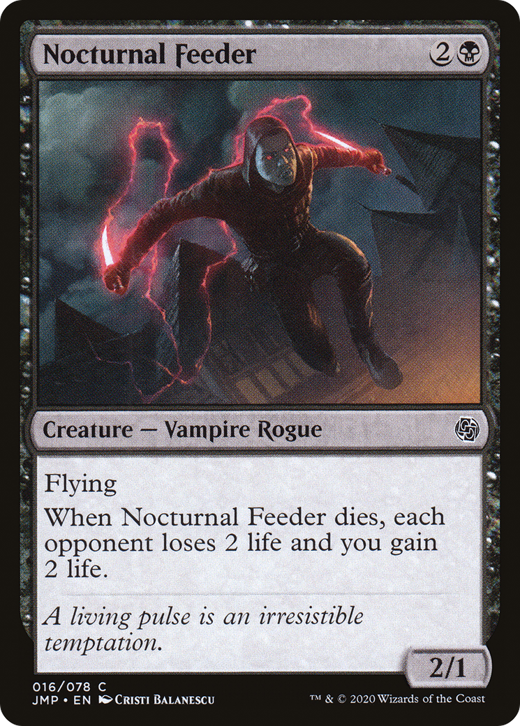 Nocturnal Feeder (JMP-016) - Jumpstart - Premium MTG Single from Wizards of the Coast - Just $0.08! Shop now at Game Crave Tournament Store