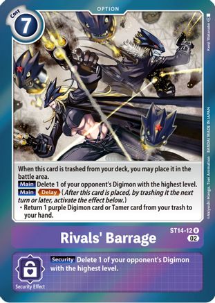Game Crave Tournament Store - Rivals' Barrage (ST14-12)