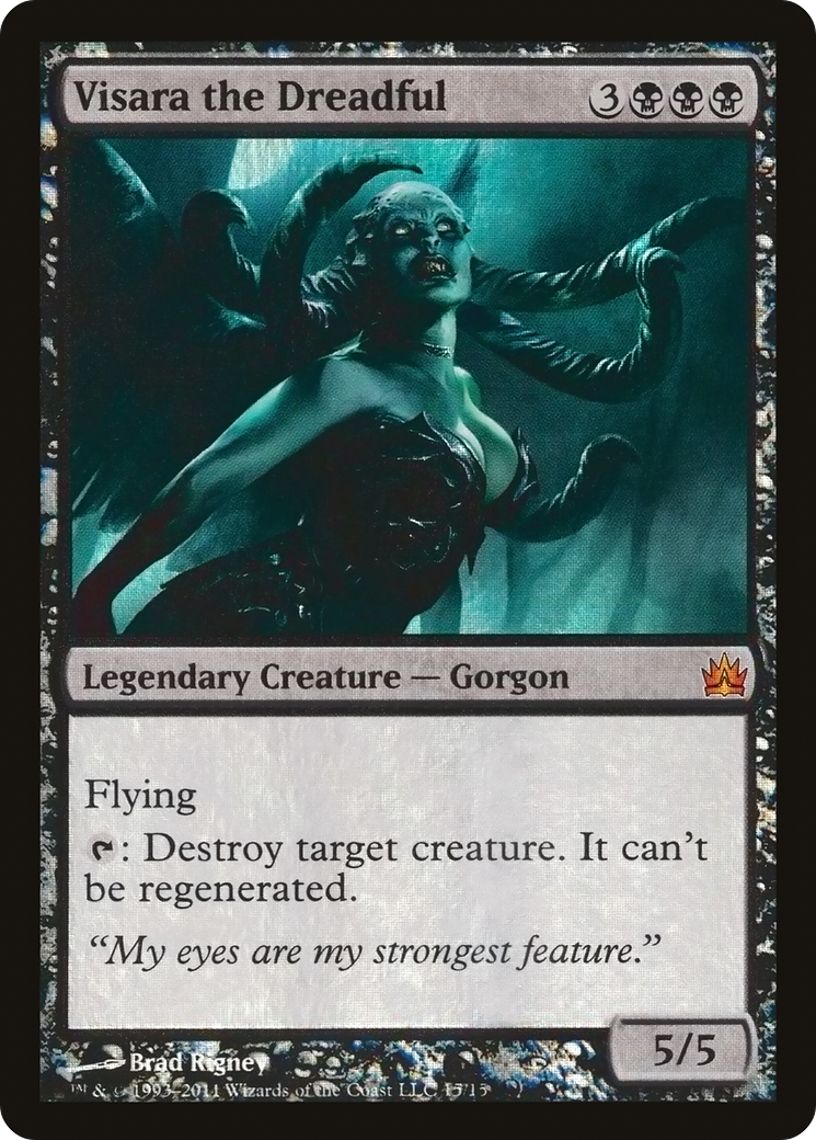Visara the Dreadful (V11-015) - From the Vault: Legends Foil - Premium MTG Single from Wizards of the Coast - Just $0.94! Shop now at Game Crave Tournament Store