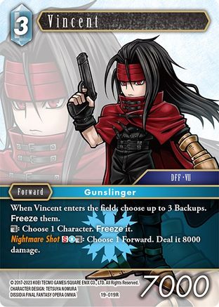 Vincent (19-019R) (FROM NIGHTMARES) Foil - Premium Final Fantasy Single from From Nightmares - Just $0.70! Shop now at Game Crave Tournament Store