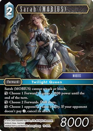 Sarah (MOBIUS) (19-024L) (FROM NIGHTMARES) - Premium Final Fantasy Single from From Nightmares - Just $1.20! Shop now at Game Crave Tournament Store