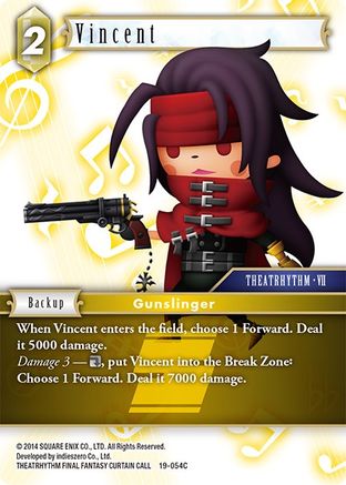 Vincent (19-054C) (FROM NIGHTMARES) Foil - Premium Final Fantasy Single from From Nightmares - Just $0.47! Shop now at Game Crave Tournament Store