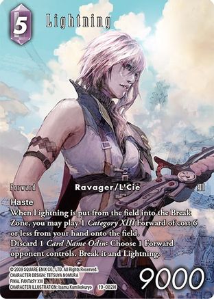 Lightning (19-082H) (Full Art) (FROM NIGHTMARES) Foil - Premium Final Fantasy Single from From Nightmares - Just $27.61! Shop now at Game Crave Tournament Store