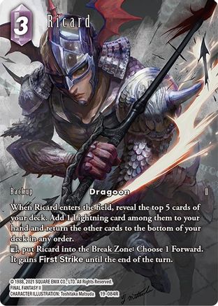 Ricard (Full Art) (FROM NIGHTMARES) Foil - Premium Final Fantasy Single from From Nightmares - Just $11.21! Shop now at Game Crave Tournament Store