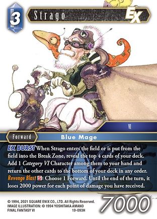 Strago EX (FROM NIGHTMARES) - Premium Final Fantasy Single from From Nightmares - Just $0.25! Shop now at Game Crave Tournament Store