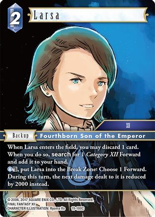 Larsa (FROM NIGHTMARES) Foil - Premium Final Fantasy Single from From Nightmares - Just $0.25! Shop now at Game Crave Tournament Store