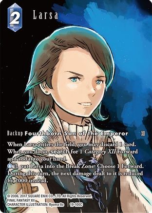 Larsa (Full Art) (FROM NIGHTMARES) Foil - Premium Final Fantasy Single from From Nightmares - Just $3.11! Shop now at Game Crave Tournament Store