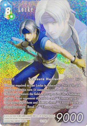 Locke (Full Art Reprint) (FROM NIGHTMARES) Foil - Premium Final Fantasy Single from From Nightmares - Just $3.46! Shop now at Game Crave Tournament Store